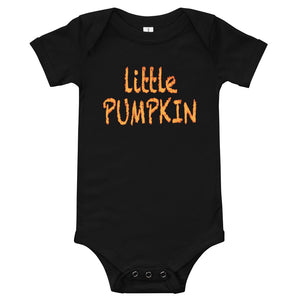 Z10Hallo Little Pumpkin Baby Short Sleeved Cotton T-Shirt Bodysuit