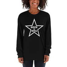 Load image into Gallery viewer, Rock n Roll White Star Long sleeve t-shirt