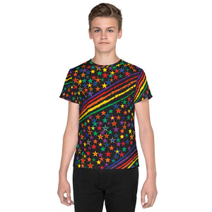 Love All Colors on Black Kid's/Youth T-Shirt