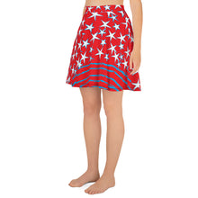 Load image into Gallery viewer, Stars &amp; Stripes Women&#39;s Skater Skirt