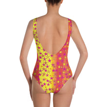 Load image into Gallery viewer, Big Pop Double Stars Women&#39;s One-Piece Swimsuit