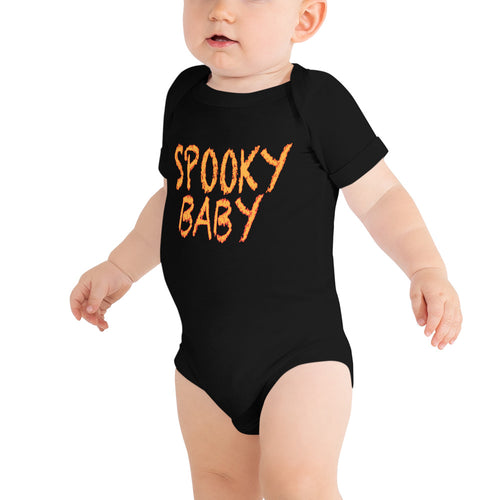 Z10Hallo Spooky Baby Family Halloween Baby Short Sleeved Cotton T-Shirt Bodysuit