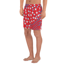 Load image into Gallery viewer, Stars &amp; Stripes Men&#39;s Athletic Long Shorts