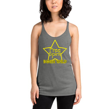 Load image into Gallery viewer, Free Spirit Born Wild in Yellow Women&#39;s Racerback Tank