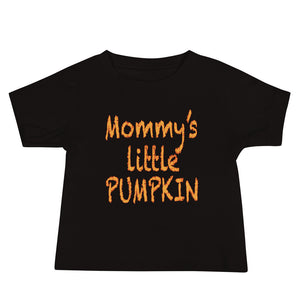 Z10Hallo Mommy's Little Pumpkin Family Halloween Short Sleeved Cotton Baby Tee