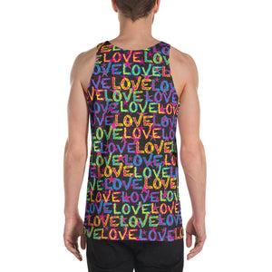 Love on Stars Unisex Tank Top