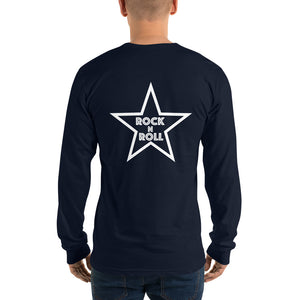 Rock n Roll White Star Long sleeve t-shirt