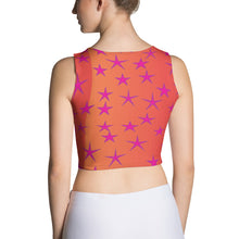 Load image into Gallery viewer, Big Pop Simple Stars Women&#39;s Yoga Crop Top