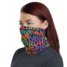 Load image into Gallery viewer, Love on Stars Unisex Neck Gaiter Face Mask