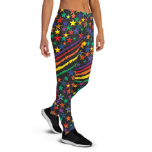 Load image into Gallery viewer, Love All Colors on Black Women&#39;s Joggers