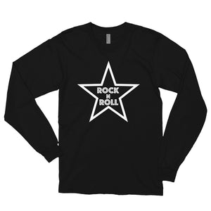 Rock n Roll White Star Long sleeve t-shirt