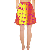 Load image into Gallery viewer, Big Pop Simple Stars Women&#39;s Skater Skirt