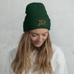 Rock n Roll & Up Down Stars Cuffed Beanie