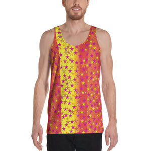 Big Pop Double Stars Unisex Tank Top