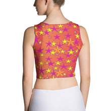 Load image into Gallery viewer, Big Pop Double Stars Women&#39;s Yoga Crop Top