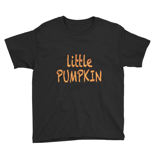 Z10Hallo Little Pumpkin Family Halloween Youth Short Sleeved Cotton T-Shirt