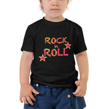 Load image into Gallery viewer, Rock n Roll &amp; Up Down Stars Toddler Short Sleeve Tee