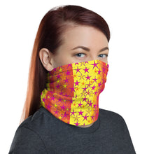 Load image into Gallery viewer, Big Pop Double Stars Unisex Neck Gaiter Face Mask